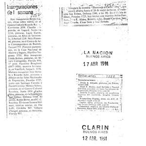 Diarios varios: Retrospectivas San Telmo 1991
