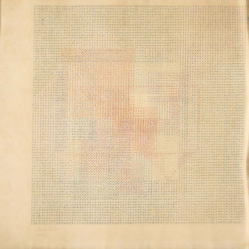 Mixta sobre papel, 50x50, 1965