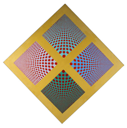 Eutropos, acrílico sobre hardboard, 1966, 1,22 x 1,22