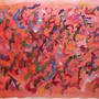 Golondrinas, tempera sobre papel, 1984, 30 x 44