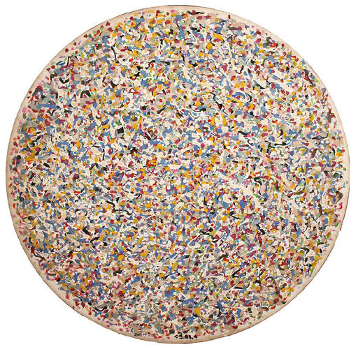 Hidra, acrílico sobre aglomerado, 1983, 130 diámetro