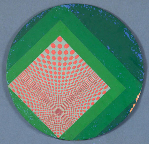 SteemaI, acrílico sobre aglomerado, 1966 y titulado 